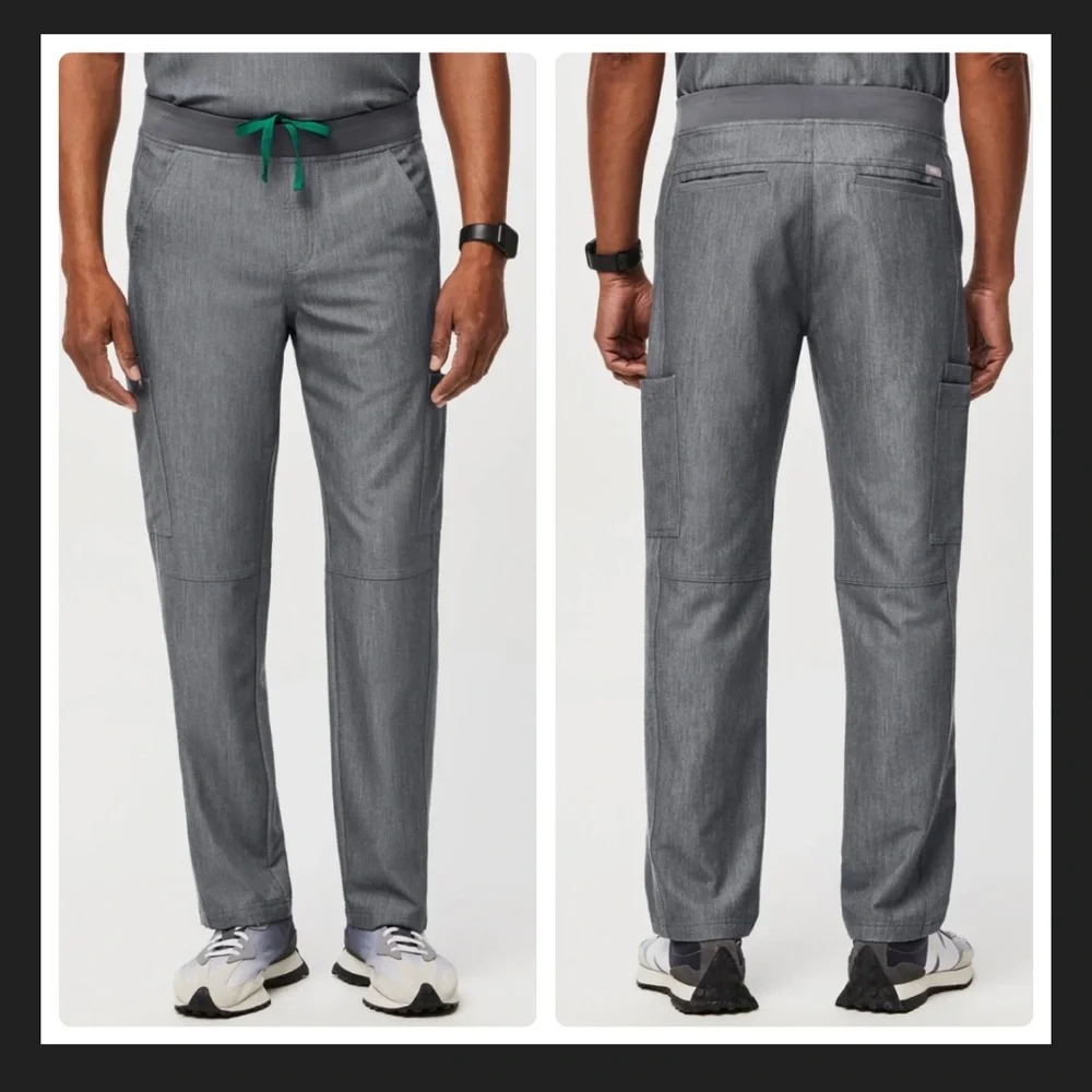 Figs Leon™ Three-Pocket Scrub Top and Axim™ Cargo Scrub Pants